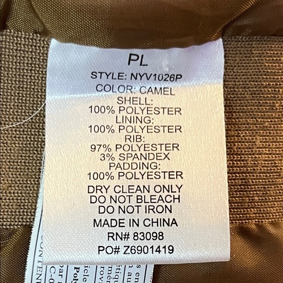 Cavalini Women’sQuilted Brown Vest - Picture 10 of 10